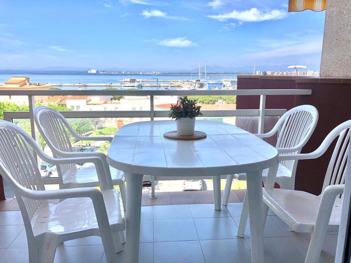 Roc Mar 4 3A - Apartamento Cerca Del Centro Y De La Playa - Terraza Con Vistas Al Mar Y Al Puerto 로지즈 외부 사진