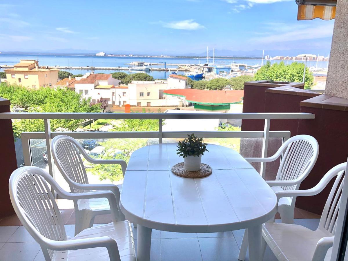 Roc Mar 4 3A - Apartamento Cerca Del Centro Y De La Playa - Terraza Con Vistas Al Mar Y Al Puerto 로지즈 외부 사진